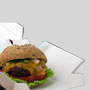 boîte pour hamburger personnalisée