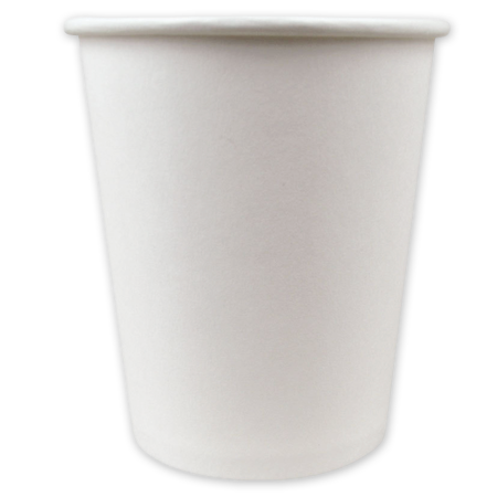Lot de 1000 gobelets en carton blanc de 20 cl pour un café latté